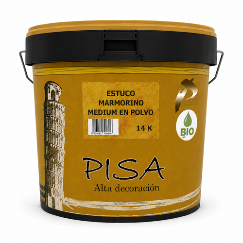 Estuco Marmorino Medium lime plaster bucket by Pisa Alta Decoration