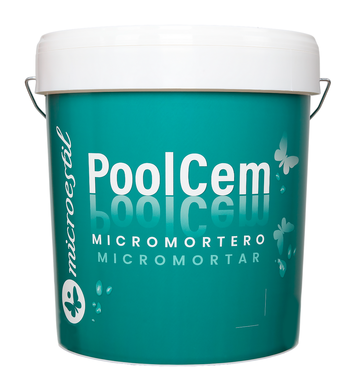 PoolCem waterproof microcement bucket by Microestil